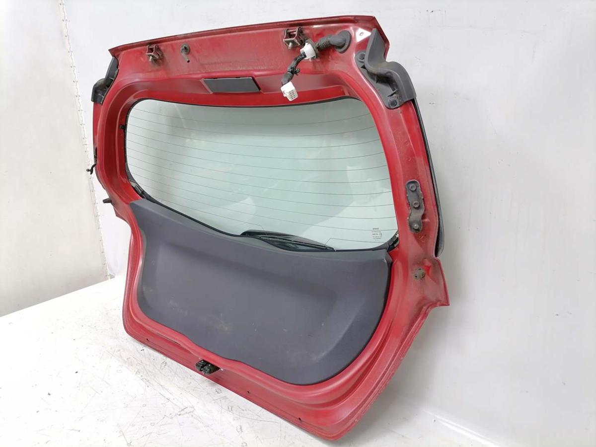 Toyota Yaris XP13 original Heckklappe mit Scheibe 3N8 RED PEARL BJ14